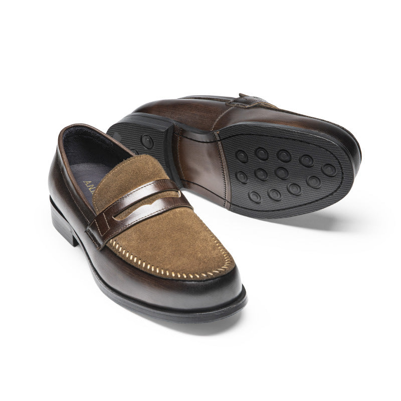 Mens Genuine Leather Business Formal & Casual Loafers