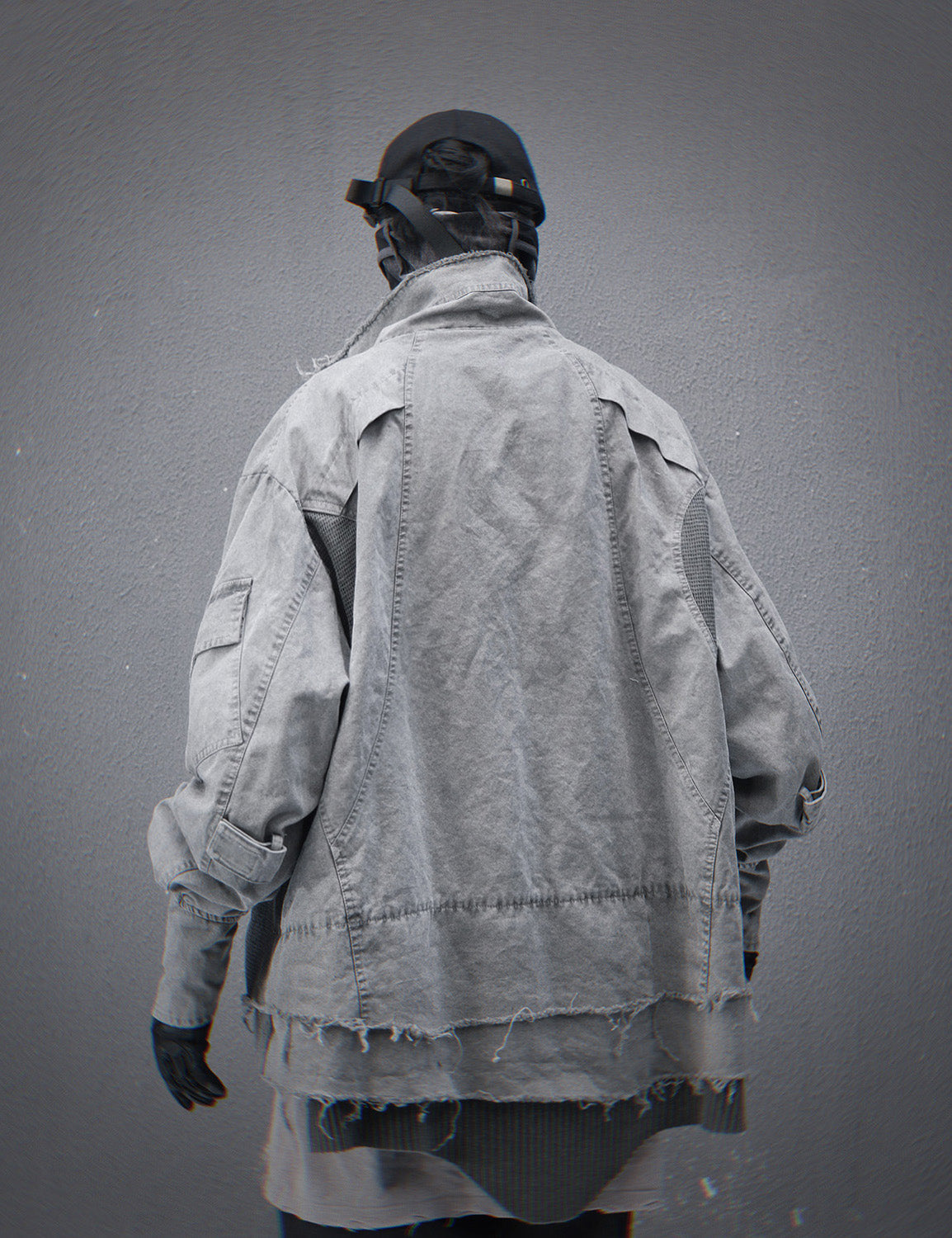 HiJ41 Graue Cyber IX Jacke