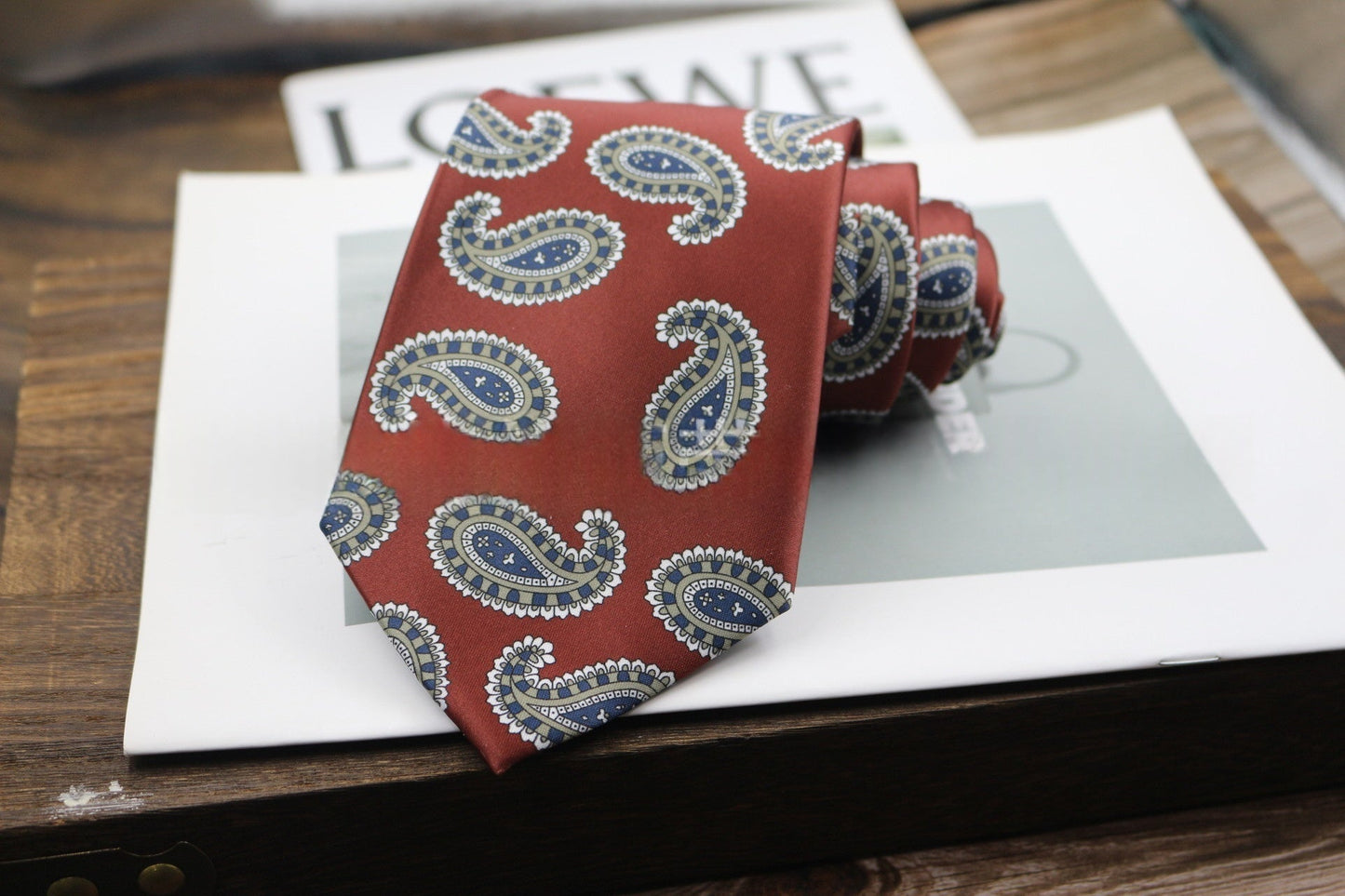 9cm Business Formal Wide-width Tie, Mens Vintage Style