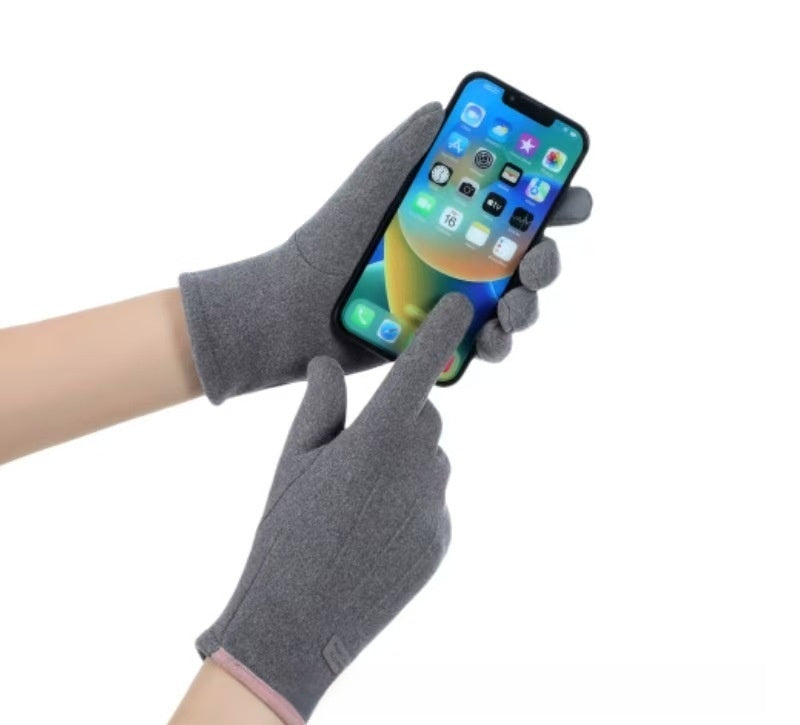 Gloves Autumn And Winter Outdoor Keep Warm Velvet Cold Protection Cycling