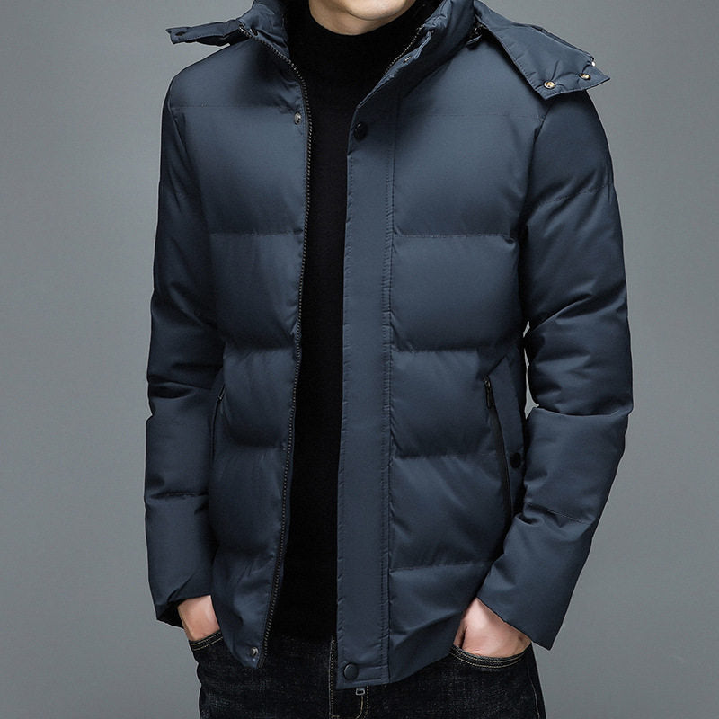 Plus-size Down Puffer Jacket With Extra Padding For Maximum Warmth