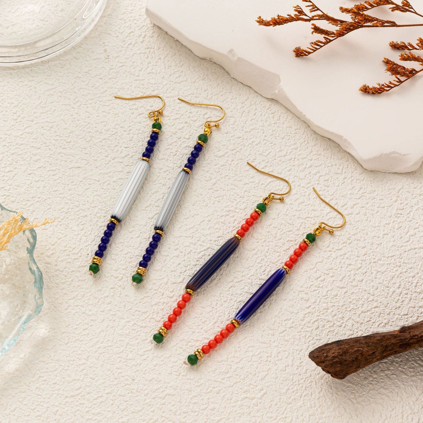Gold-plated Stainless Steel Stud Earrings