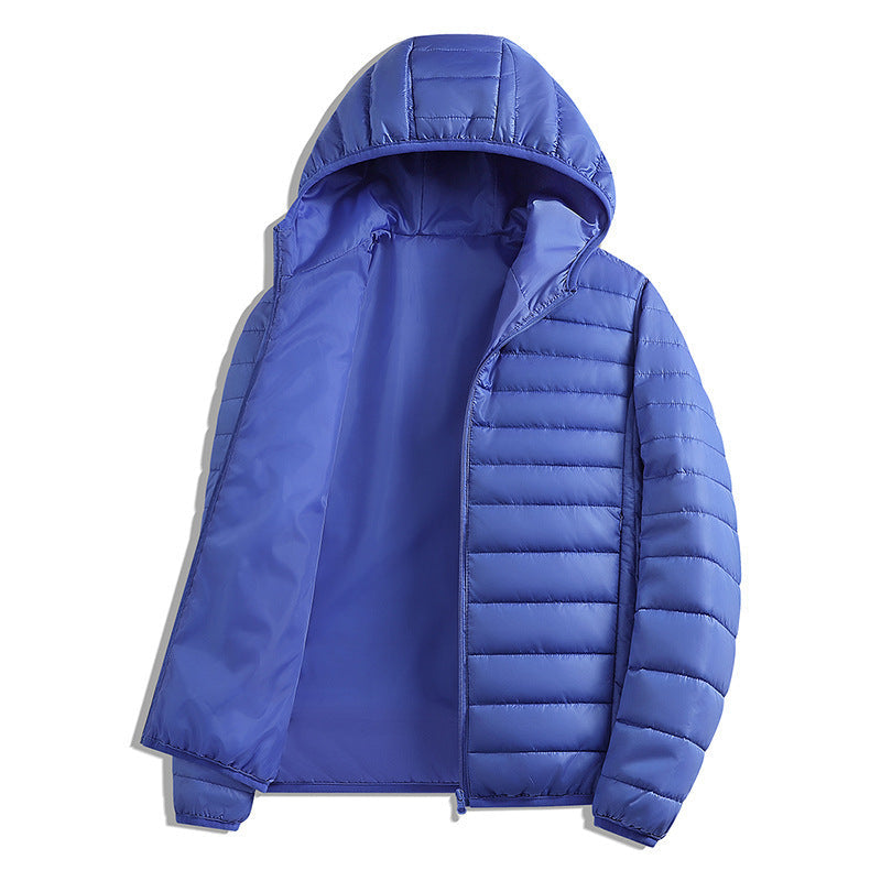 AutumnWinter Warm Hooded Loose-fit Windproof Sporty Casual Ribbed Top