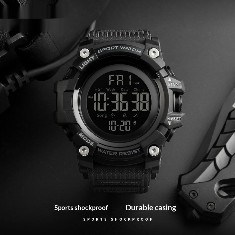 Mens Outdoor Sports Electronic Watch With Multi-Function