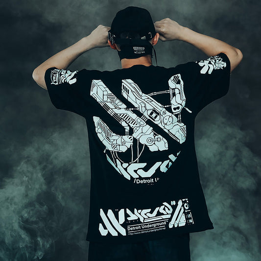T-shirt Cyberpunk Détroit Sim9001