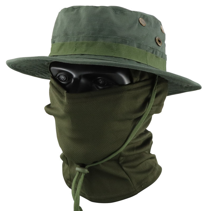 Multi-functional Outdoor Sun Protection Breathable Round-brim Fishing Hat