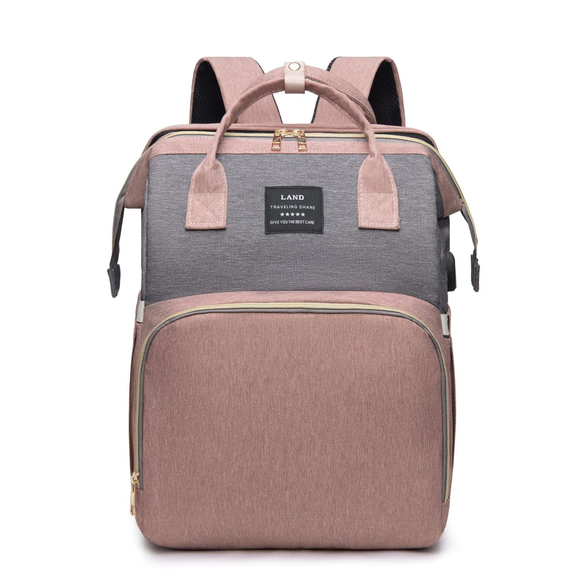 Multifunctional Folding Crib Large Capacity Backpack
