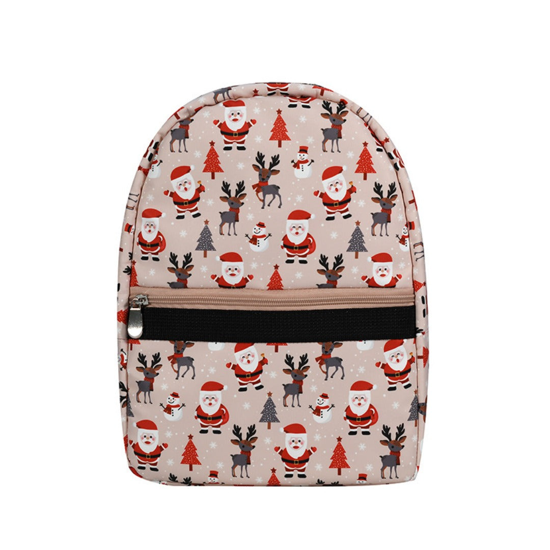 Nylon waterproof printed backpack, stylish large capacity women's travel backpack purse, storage backpack,