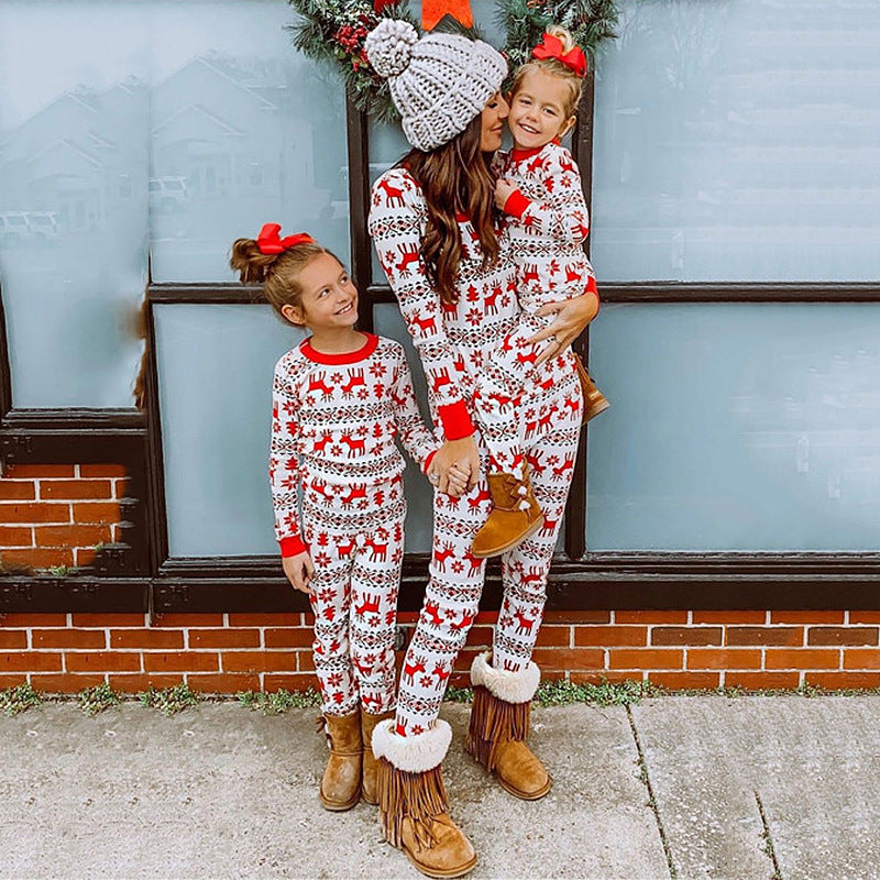 Home Pajamas Parent-child Suit
