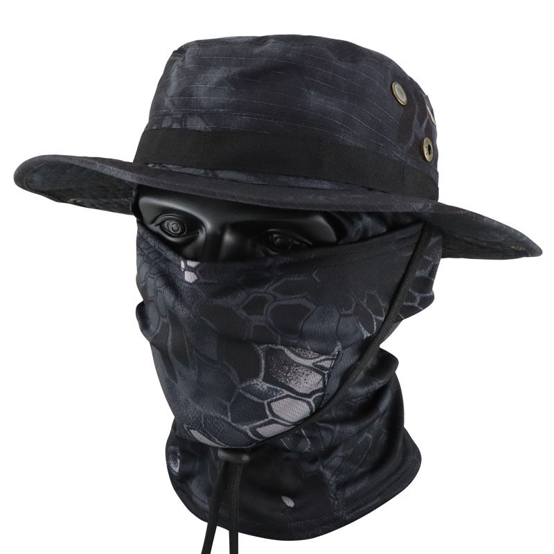 Multi-functional Outdoor Sun Protection Breathable Round-brim Fishing Hat