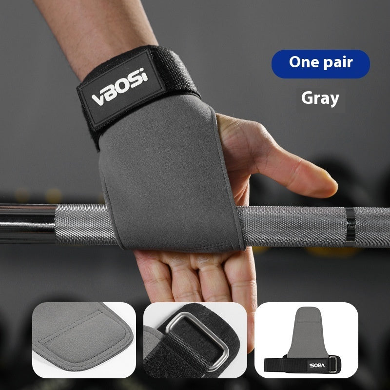 Hard Pull Booster Stripe Palm Gloves Fitness Assistance
