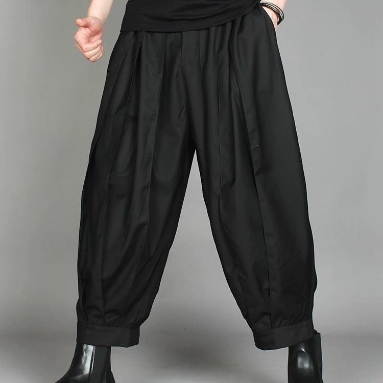 Mens Stylish Versatile And Relaxed-fit Harem Pants