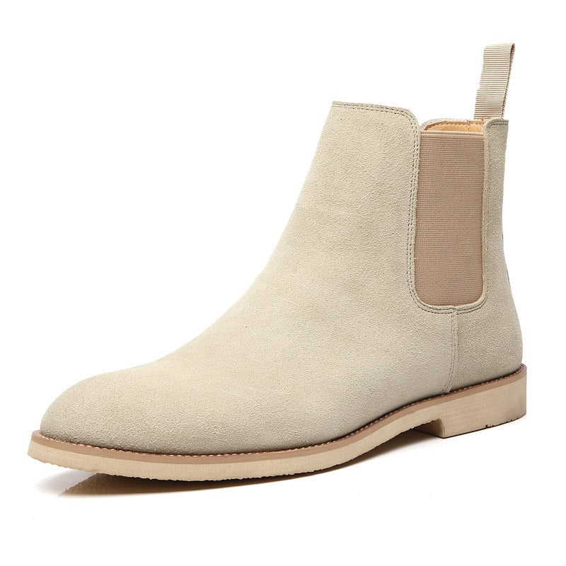 Men's Chelsea Boots AutumnWinter Suede High-Top