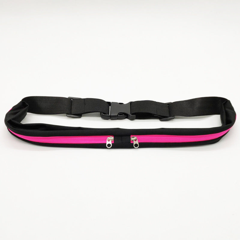 Double Pocket Sports Waist Bag