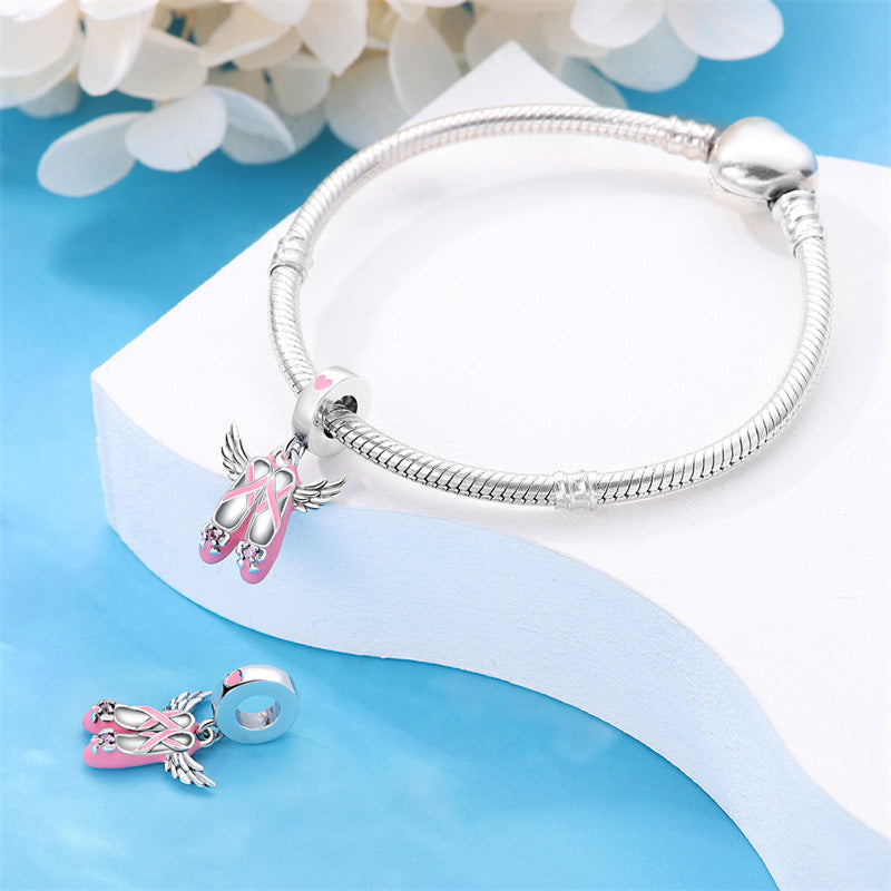 Bracelet With Oil-drip Travel-themed Bead Accessories