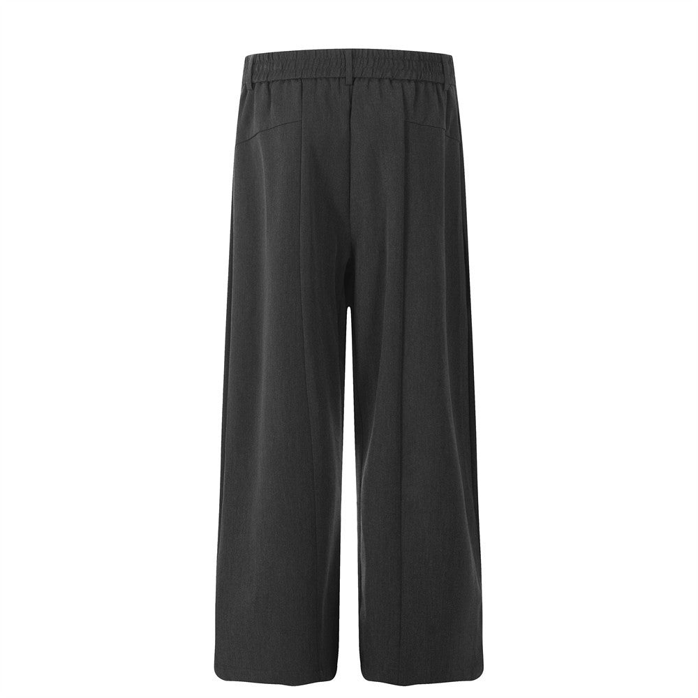 Loose Draping Wide Leg Trousers