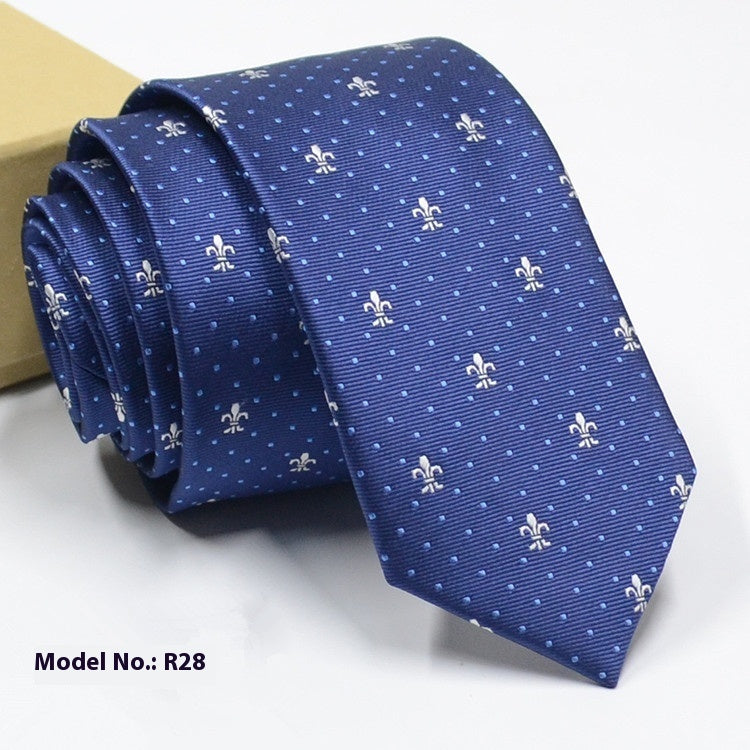 Fashion Exquisite Jacquard Tie Wedding Groom