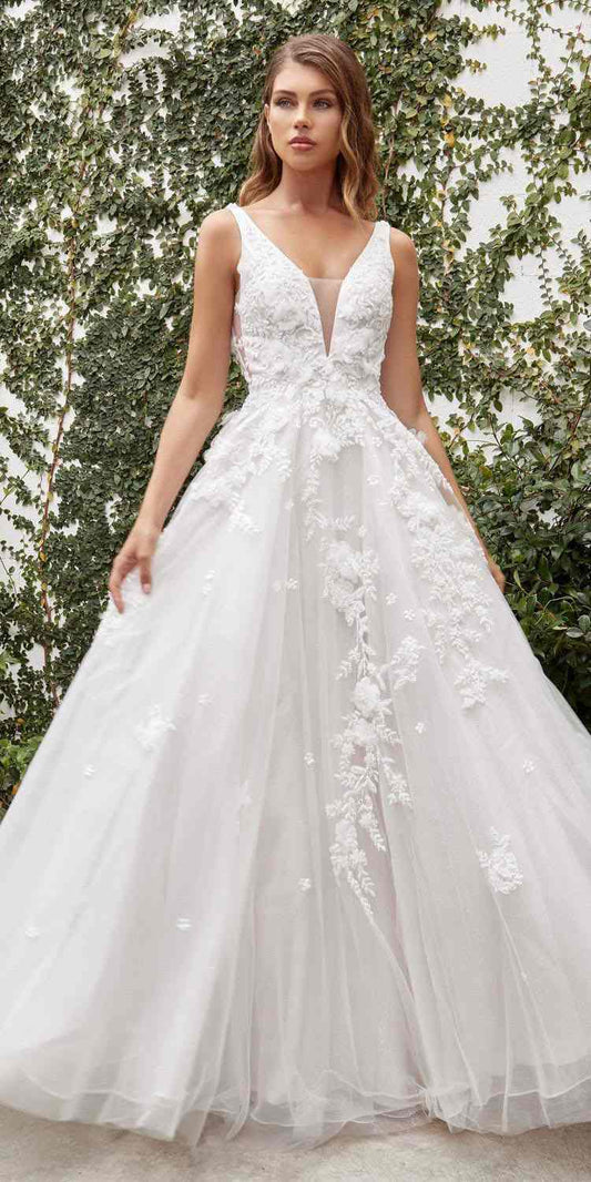 Andrea & Leo A1028W Gardenia A-Line Wedding Gown