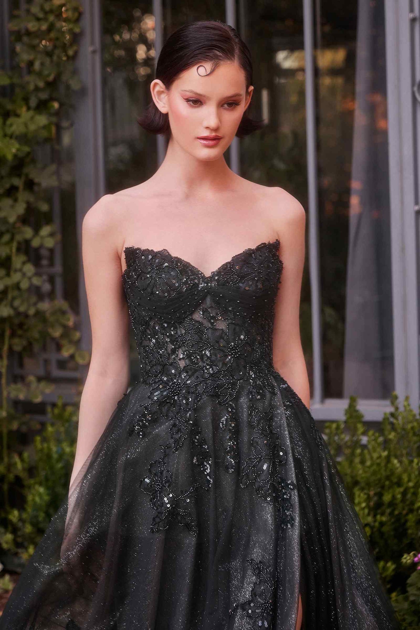 Andrea & Leo A1378 Dress Strapless Layered Tulle Ball Gown