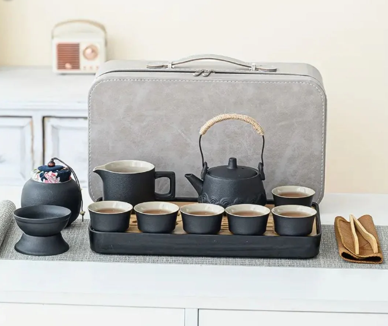 14-Piece Portable Travel Tea Set