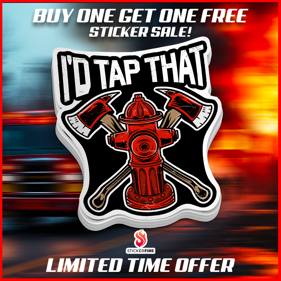 I'd Tap That Fire Hydrant v2 Aufkleber