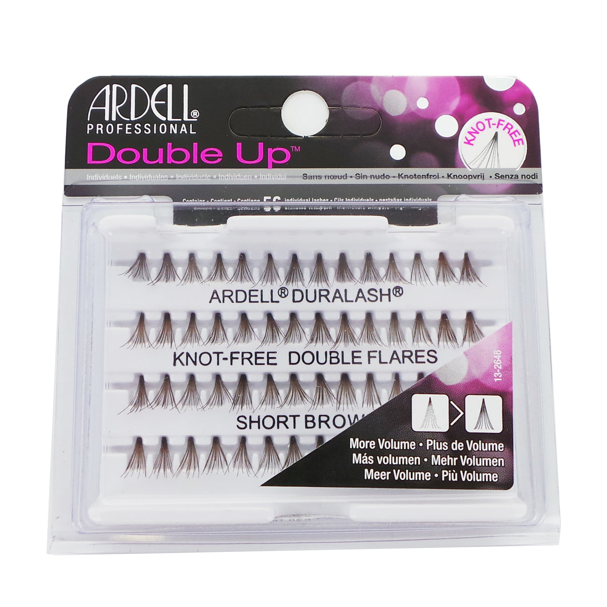 ARDELL Double Up Knot-Free Double Flares - Kurz Braun