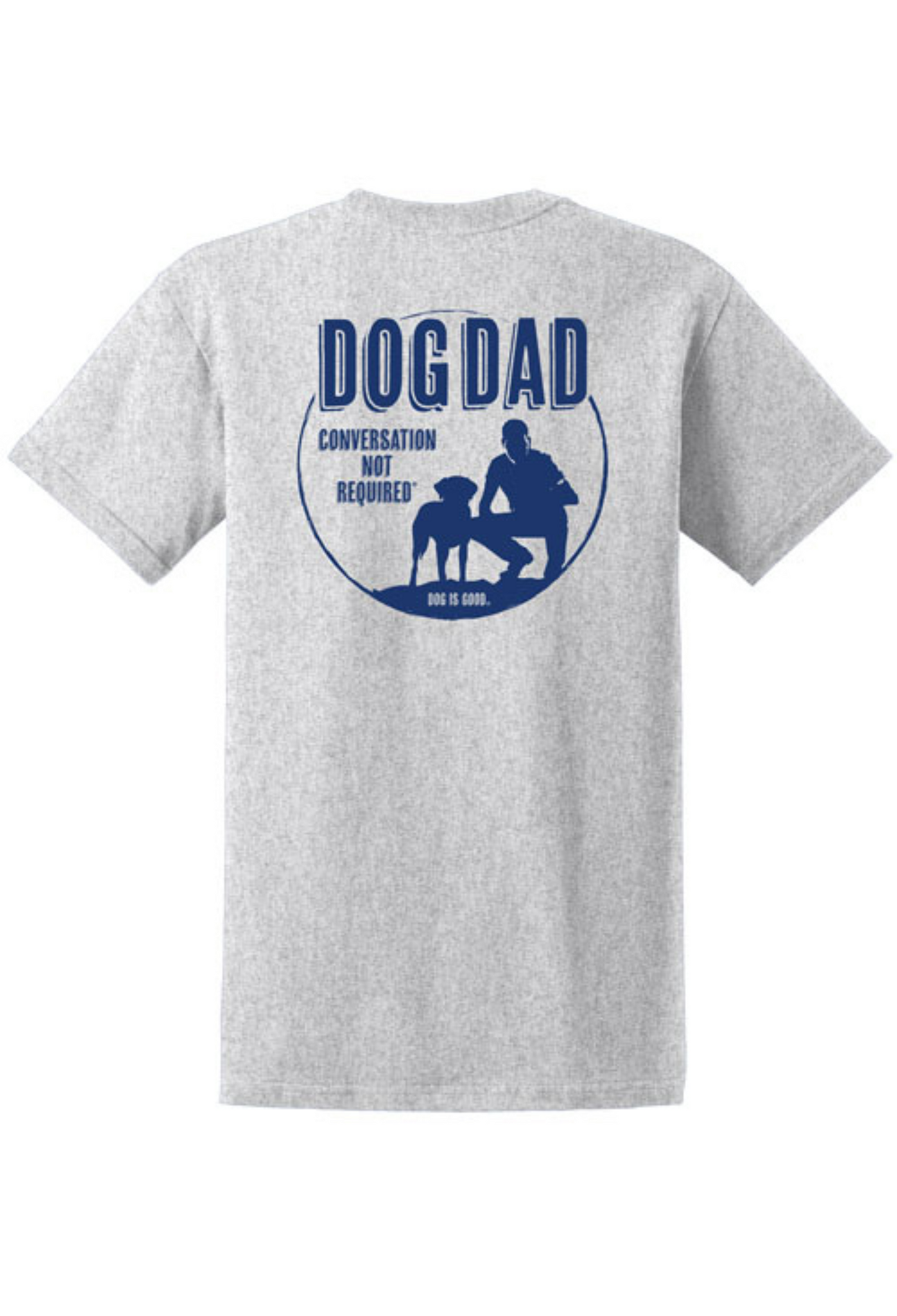 T-Shirt: Hunde-Papa (Grau)