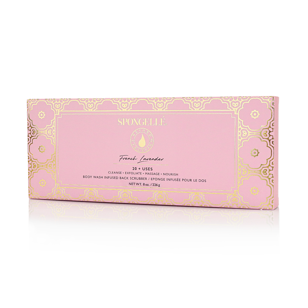 Tampon dos infusé au gel douche lavande française