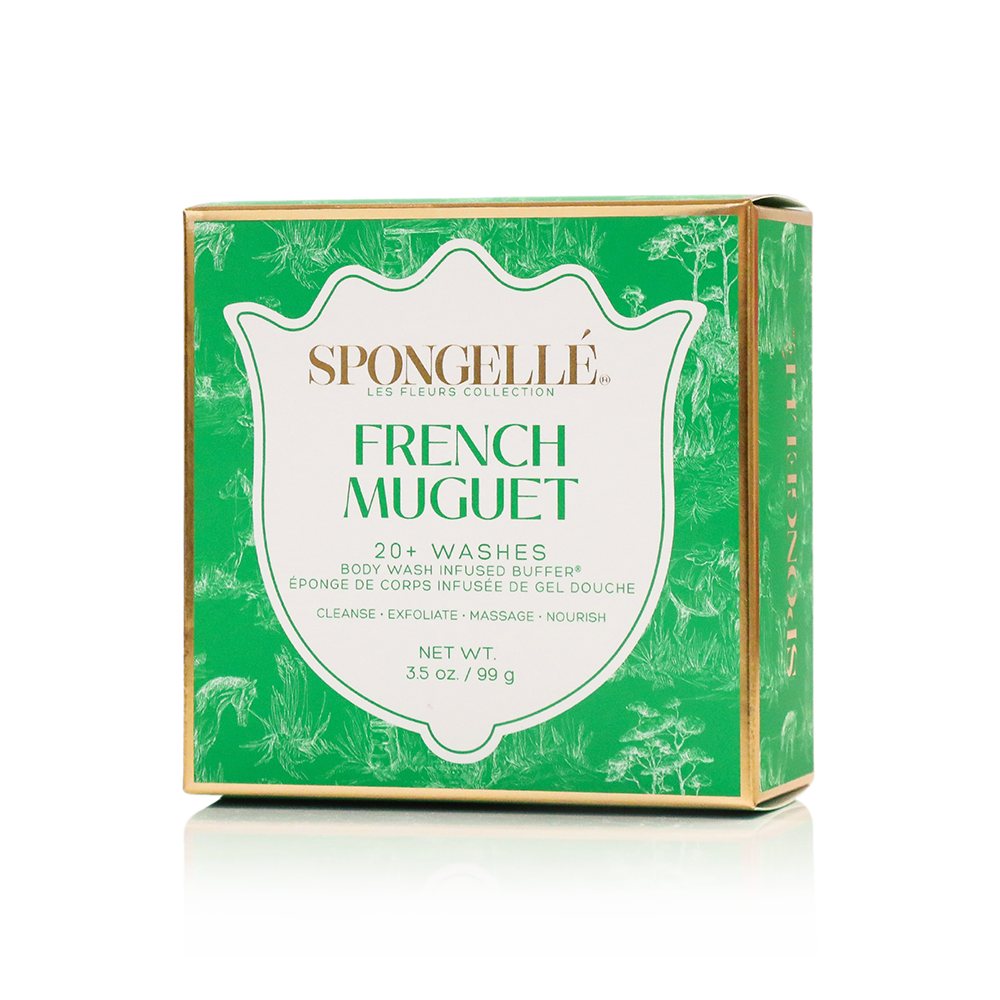 Muguet français | Éponge exfoliante pour le corps Les Fleurs
