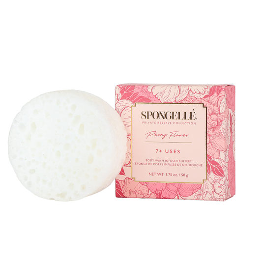 Fleur de pivoine | Éponge exfoliante