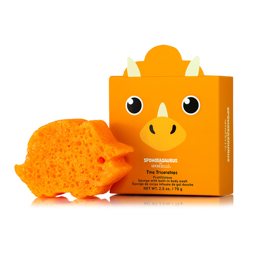 Tina Triceratops | Tampon à Ongles Dinosaure Spongeasaurus