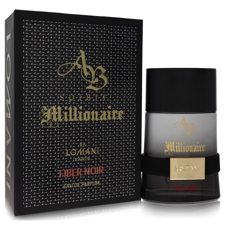 Ab Spirit Millionaire Fiber Noir par Lomani Eau de Parfum Vaporisateur 100 ml pour Homme