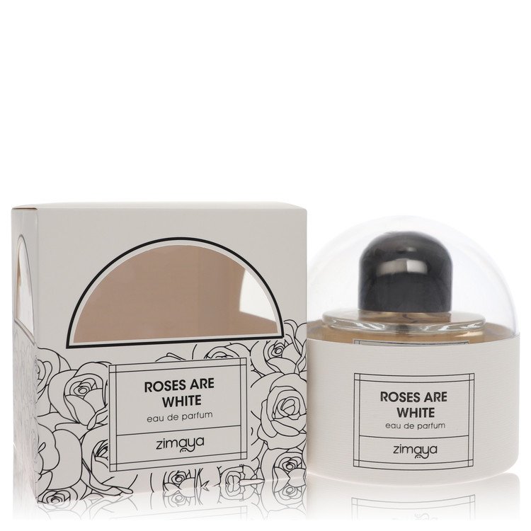 Afnan Zimaya Roses Are White by Afnan Eau De Parfum Spray (Unisex) 100 ml für Damen