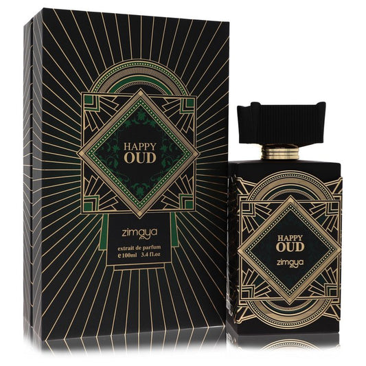 Afnan Zimaya Happy Oud par Afnan Extrait De Parfum Vaporisateur (Unisexe) 100 ml pour Hommes