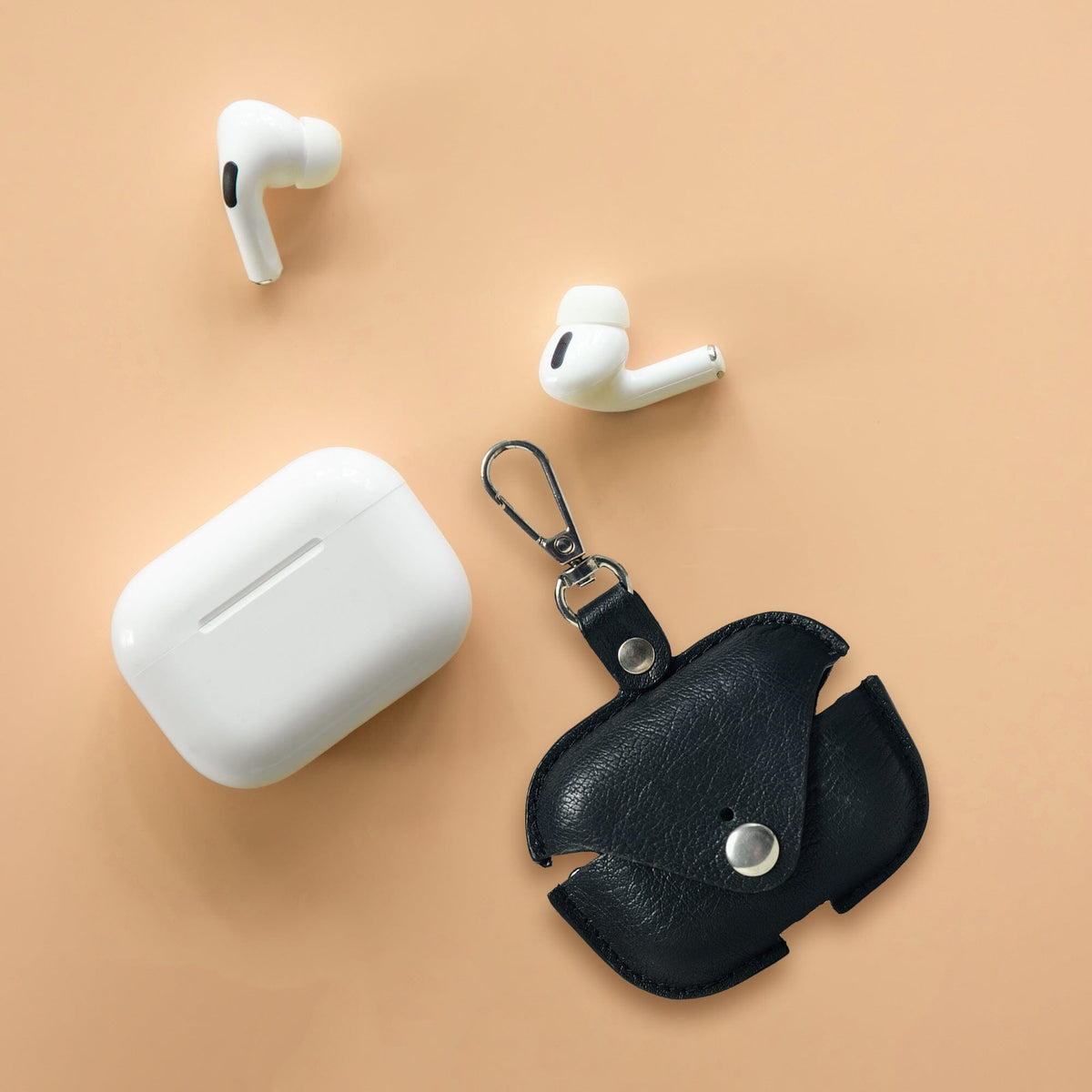 Étui en cuir pour AirPods Pro