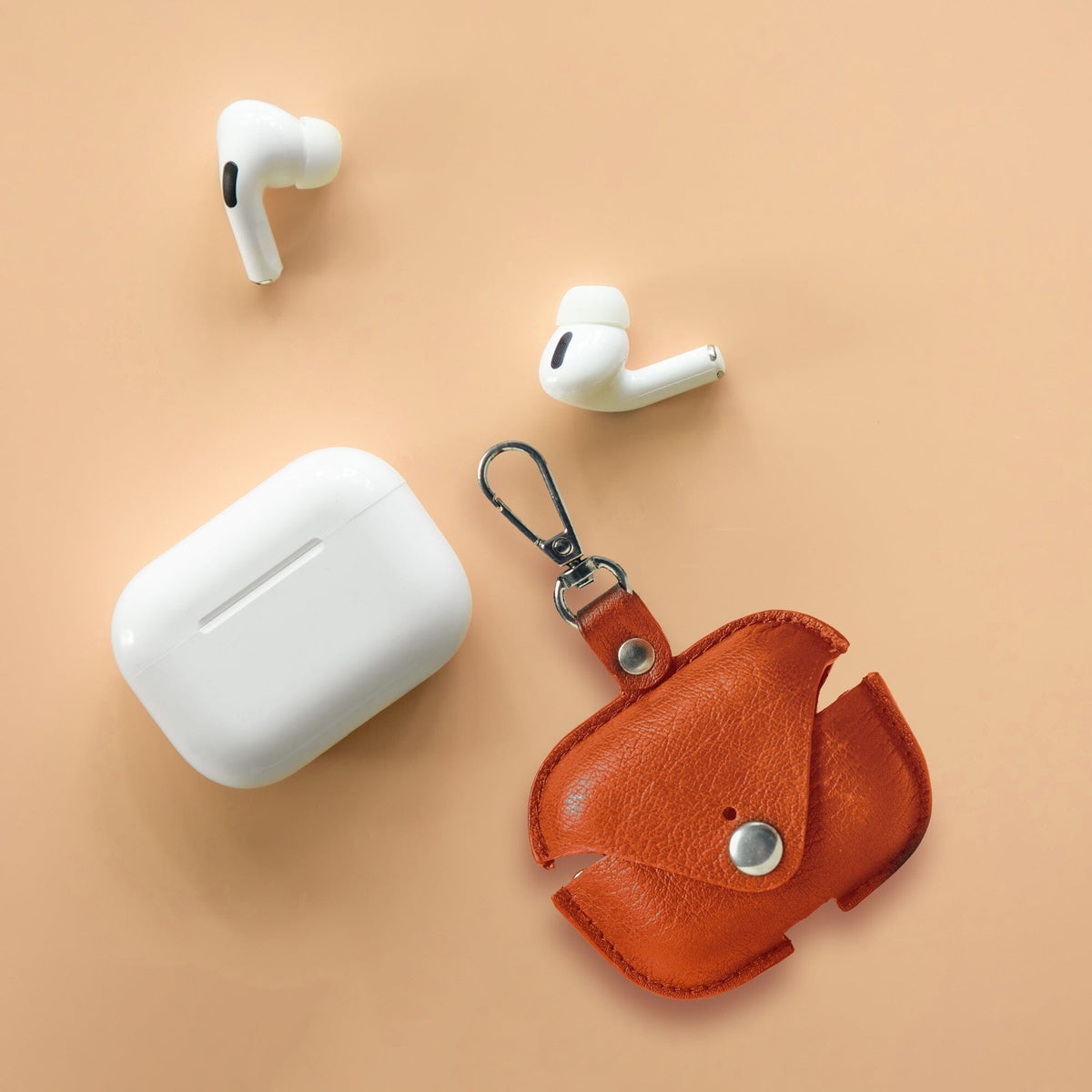 Étui en cuir pour AirPods Pro