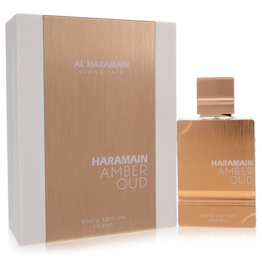 Al Haramain Amber Oud White Edition par Al Haramain Eau de Parfum Vaporisateur (Unisexe) 100 ml pour Hommes