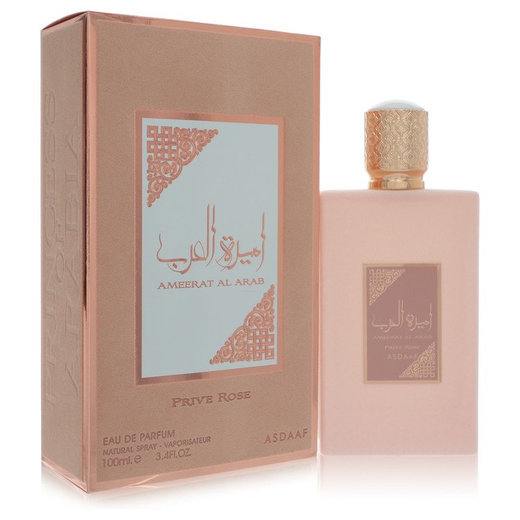 Lattafa Asdaaf Ameerat Al Arab Prive Rose par Lattafa Eau De Parfum Vaporisateur (Unisexe) 100 ml pour Femme