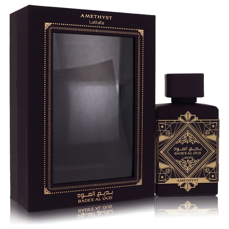 Amethyst Badee Al Oud par Lattafa Eau De Parfum Vaporisateur (Unisexe) 100 ml pour Femme