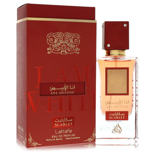 Ana Abiyedh I Am White Scarlet par Lattafa Eau De Parfum Vaporisateur (Unisexe) 2.0 oz pour Homme