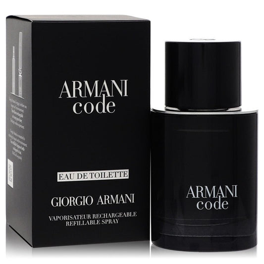 Armani Code par Giorgio Armani Eau De Toilette Vaporisateur Rechargeable 50 ml pour Homme