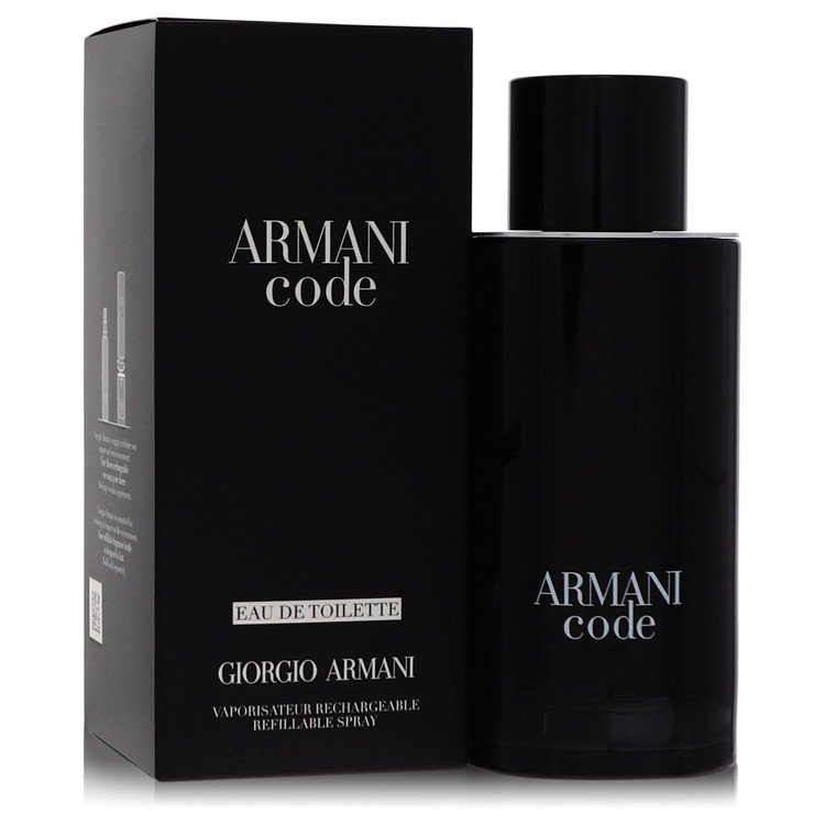 Armani Code von Giorgio Armani Eau De Toilette Spray Nachfüllbar 125 ml für Herren