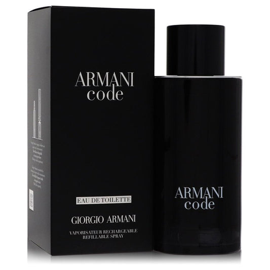 Armani Code de Giorgio Armani Eau De Toilette Vaporisateur Rechargeable 125 ml pour Homme