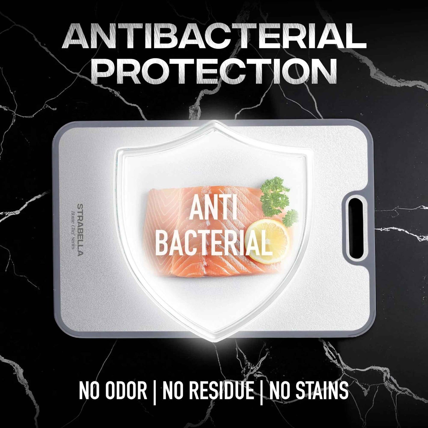Titanium Cutting Board — Antibacterial, Scratch-Resistant | Strabella