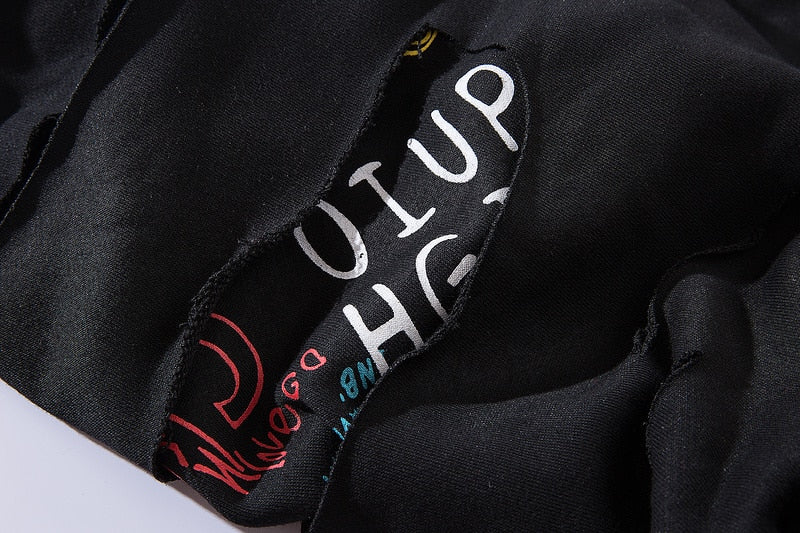 BF860 Pantalon de survêtement déchiré