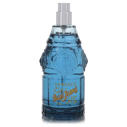 Blue Jeans par Versace Eau De Toilette Vaporisateur (Testeur Nouvel Emballage) 75 ml pour Hommes
