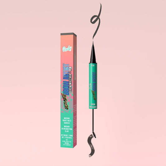 RUDE Ultimate Brow Artist Augenbrauenmascara und Stift – Schwarzbraun