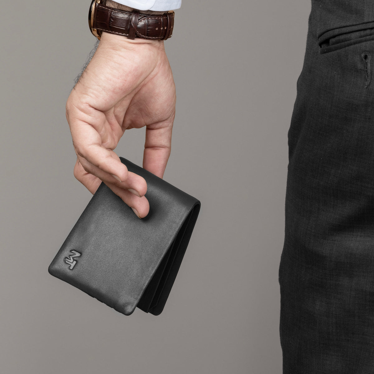 Schwarze Kodiak Brieftasche
