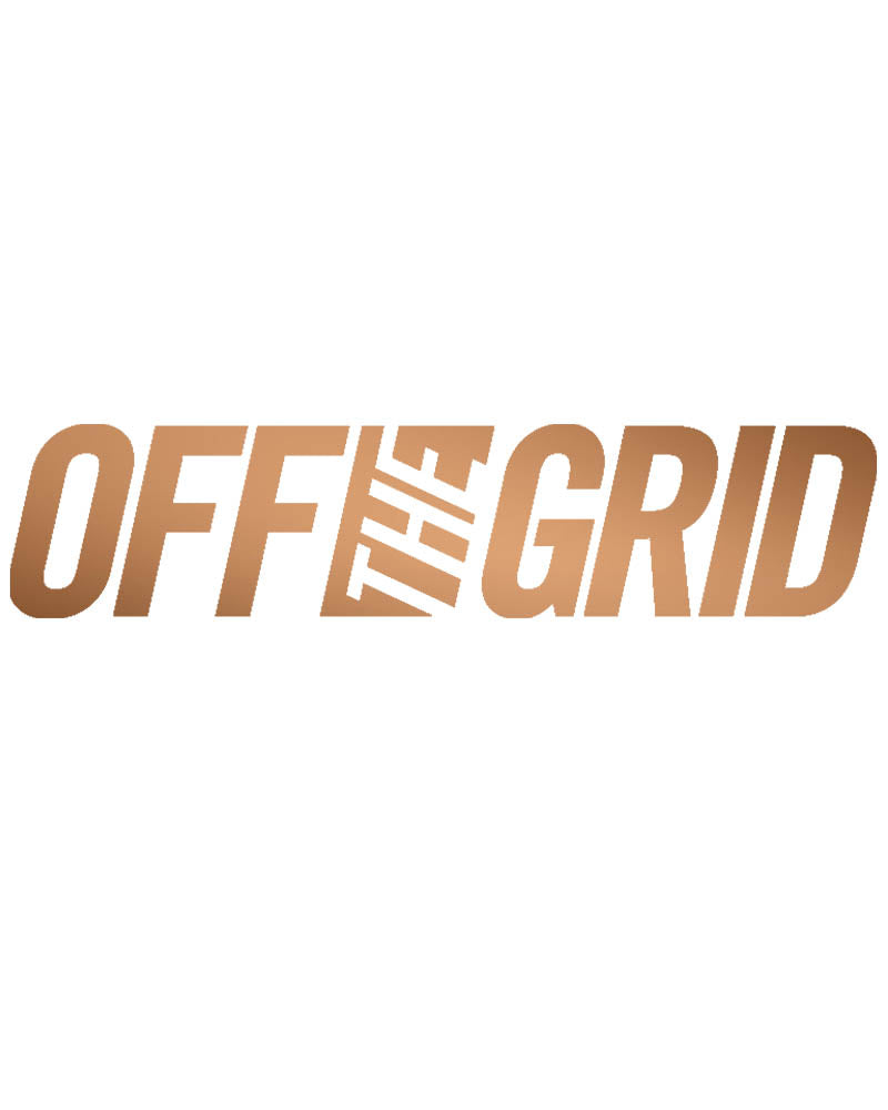 Autocollant à logo uni OFF THE GRID - 7 couleurs