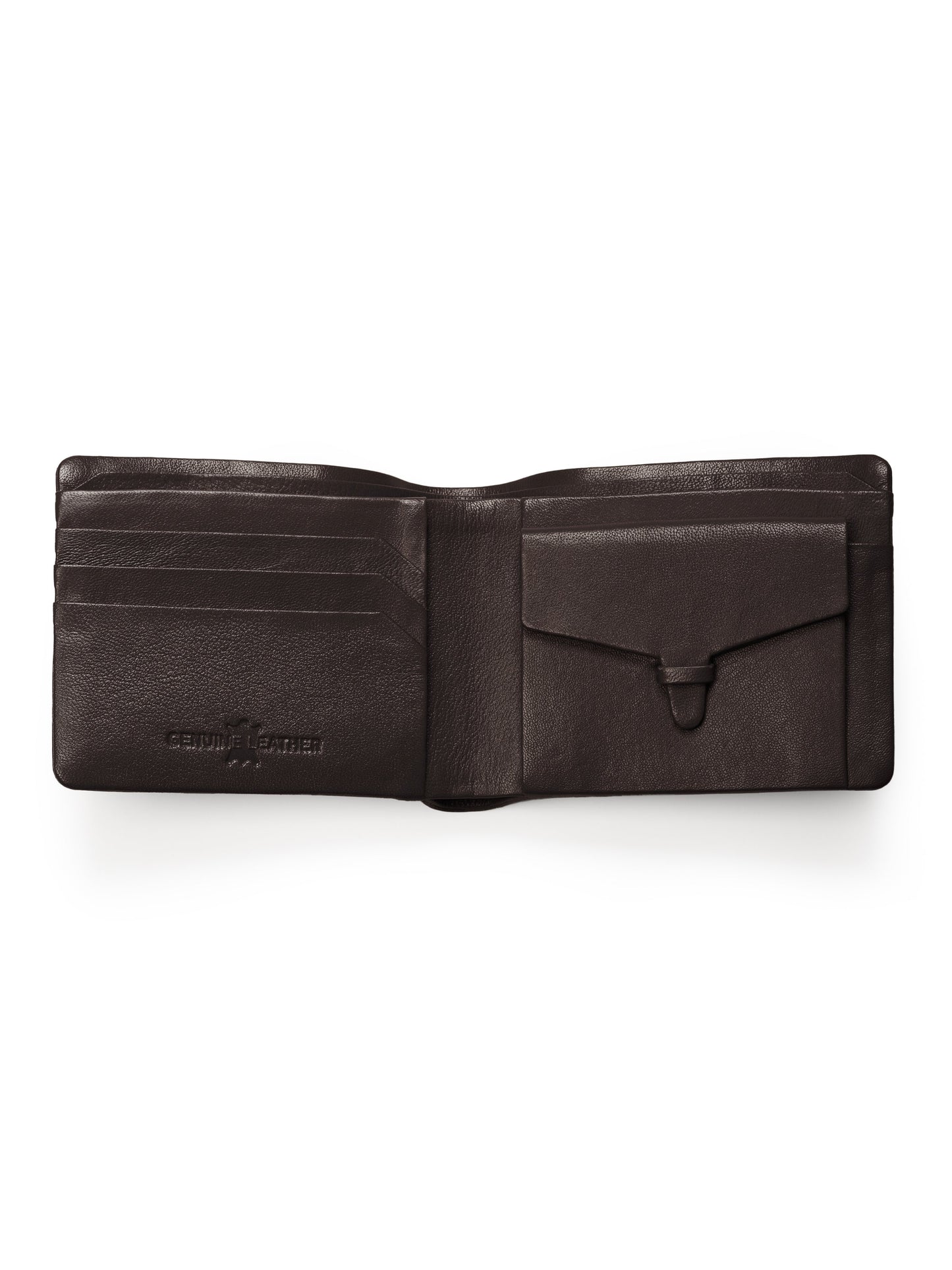 Portefeuille pliable Kodiak marron foncé